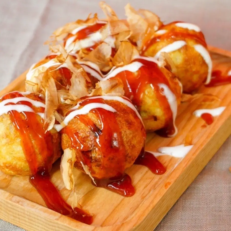 Hình ảnh Takoyaki Vị Truyền Thống
