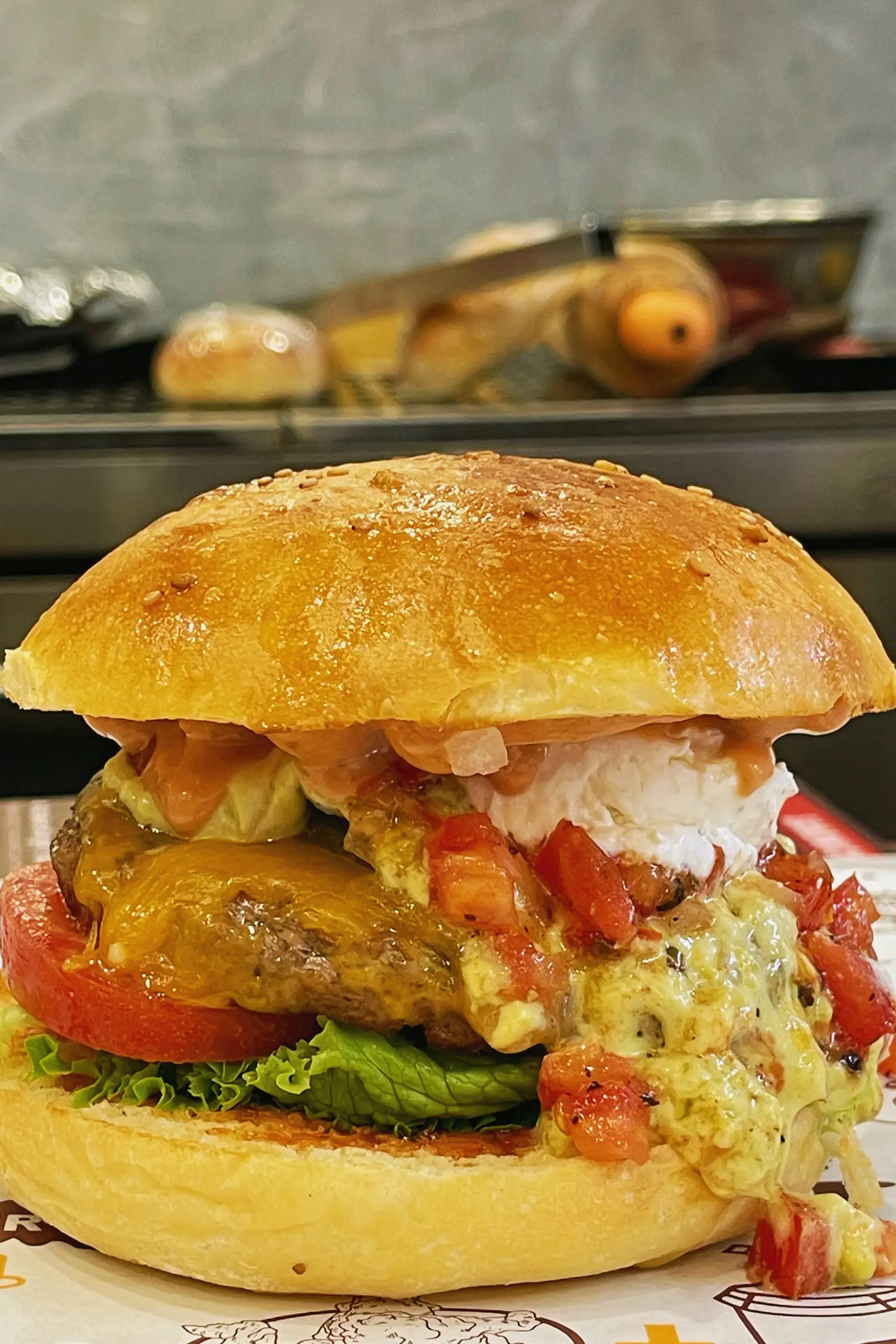 Hình ảnh Burger kiểu Mexico - Mexican burger