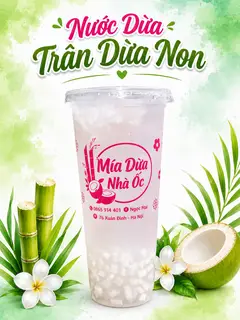 Hình ảnh Nước Dừa Trân Châu Dừa Non ( 700ml)