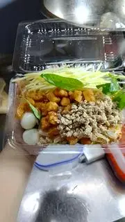 Hình ảnh Tỏi tắc 2 trứng tốp mỡ thịt bằm