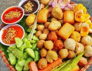 Hình ảnh sale combo viên chiên béo mầm 40 viên chiên