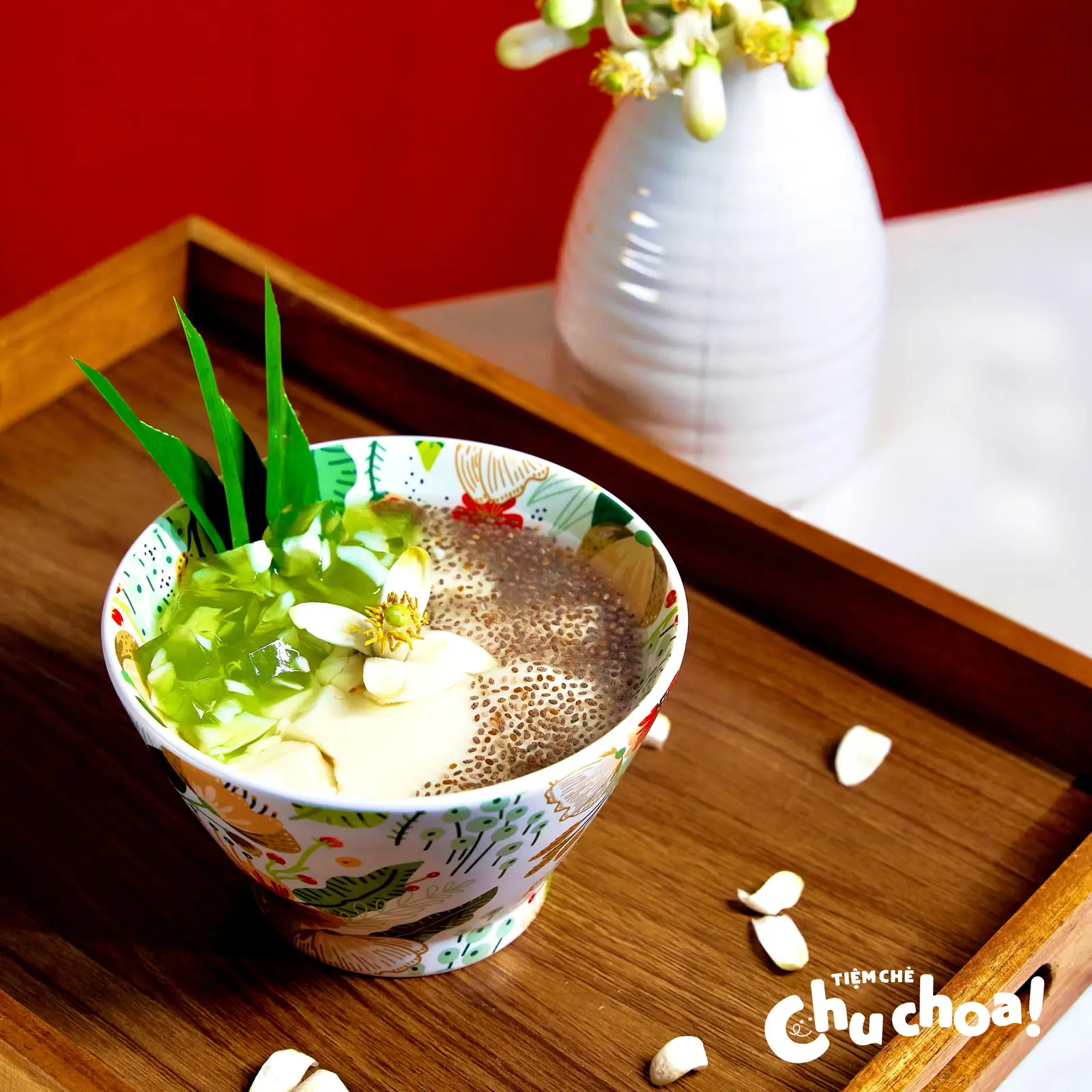Hình ảnh Tào phớ nhài thạch lá nếp dừa non hạt chia