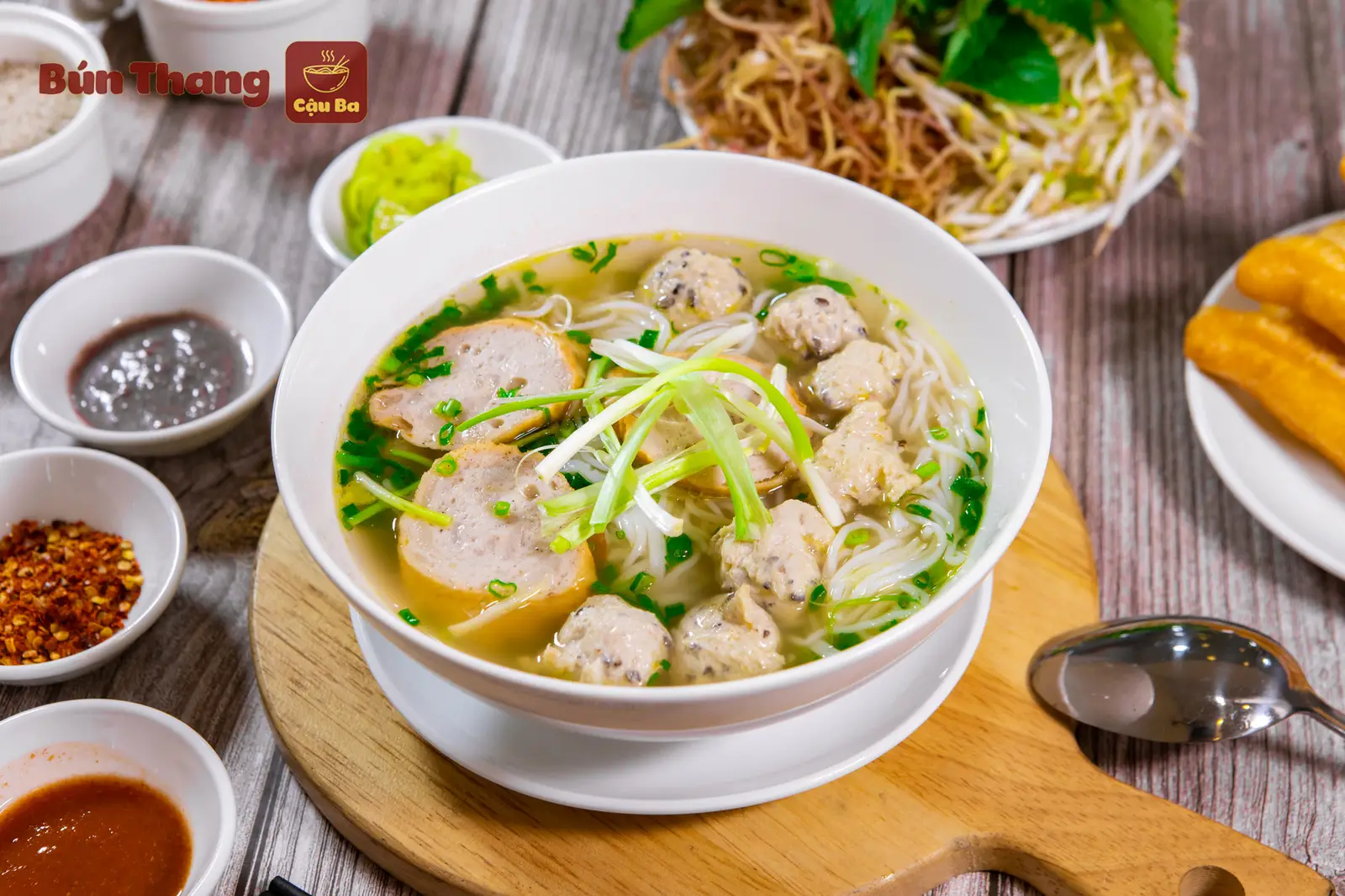 Hình ảnh Bún mọc chả (Không gà)