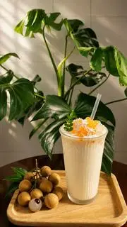 Hình ảnh Nhãn Dừa Bông Tuyết