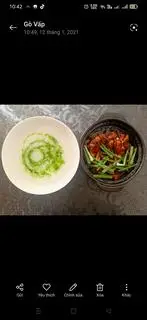 Hình ảnh Cháo Hương Lá Dứa + Ếch Kho Singapore ( 2 Con )