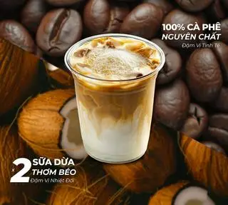 Hình ảnh Sữa Dừa Cà Phê Size L