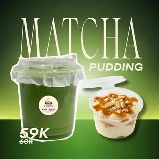 Hình ảnh Combo Matcha Pudding Chuối
