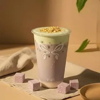 Hình ảnh Panna Cotta Khoai Môn Kem Hạt Dẻ Cười