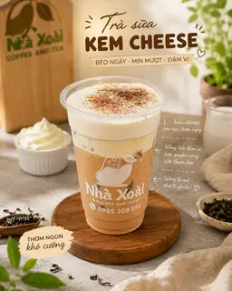 Hình ảnh Trà sữa kem cheese