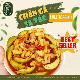 Hình ảnh Combo 2 Túi Chân Gà Sả Tắc Full Topping - Size Vừa Túi 10 Chân