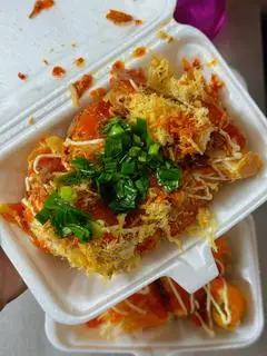 Hình ảnh Bánh mì nướng muối ớt chà bông