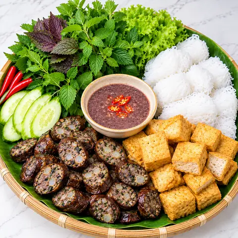 Hình ảnh Bún đậu dồi sụn 