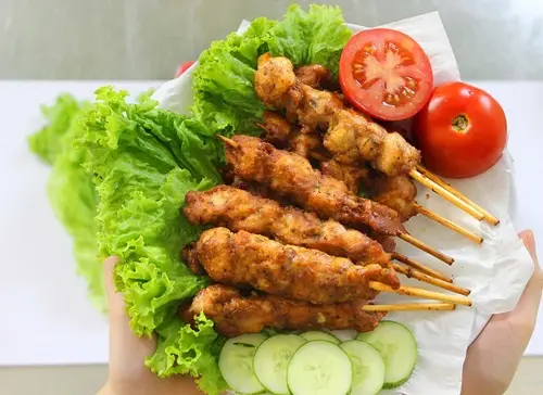 Hình ảnh Gà xiên que