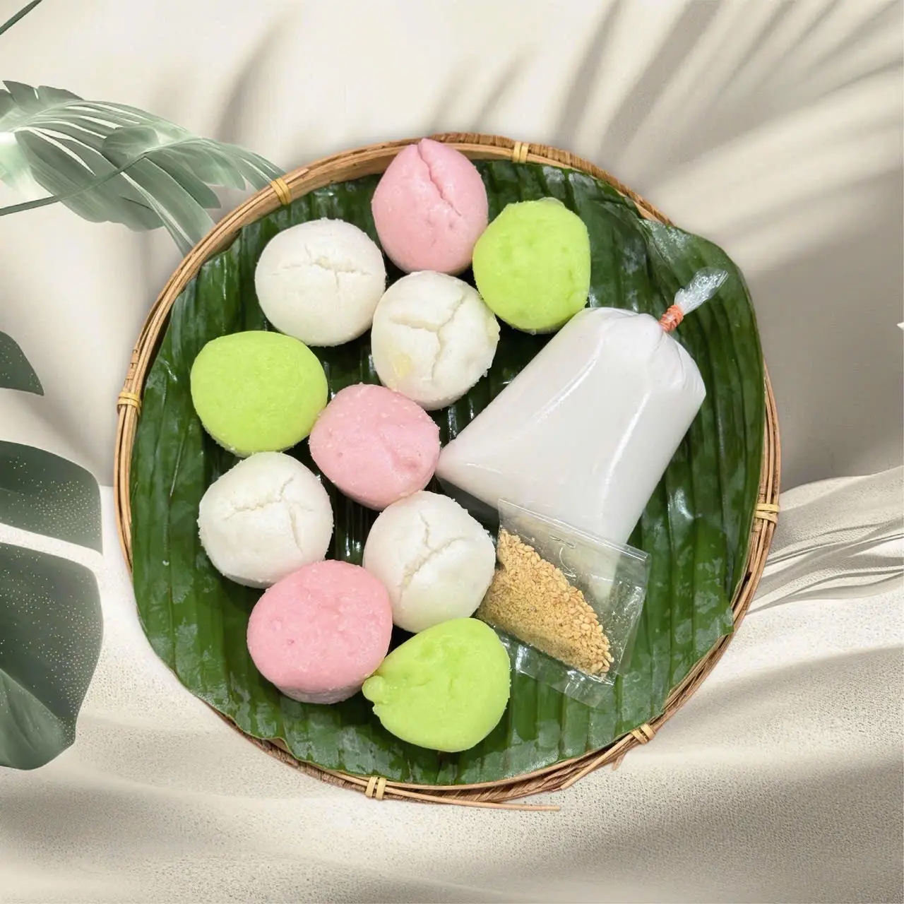 Hình ảnh 10 Bánh Bò Bông + cốt dừa