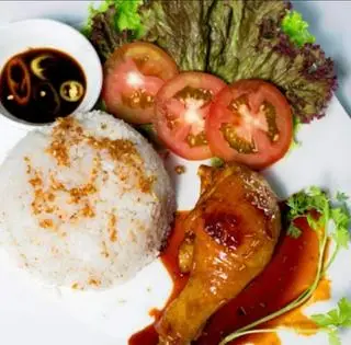 Hình ảnh Cơm gà sốt me