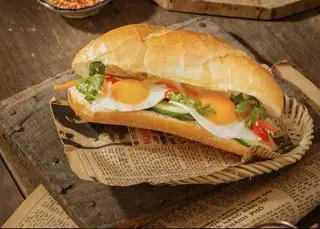 Hình ảnh Bánh mì ốp la