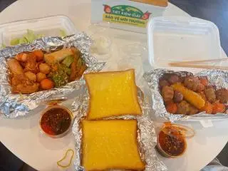 Hình ảnh Bánh mì sandwich nướng bơ sữa