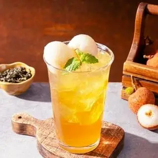 Hình ảnh bánh hỏi heo quay+trà vải