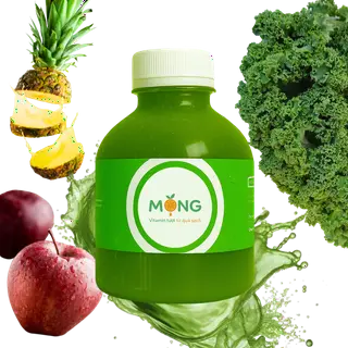 Hình ảnh Năng lượng tươi mới - Nước ép CẢI KALE x THƠM, TÁO