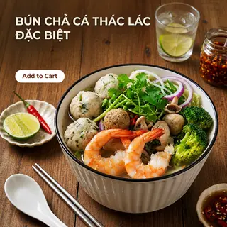 Hình ảnh Bún Chả Cá Thác Lác Đặc Biệt