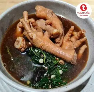 Hình ảnh 5 chân gà tiềm thuốc Bắc - ngải cứu