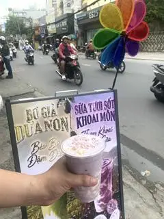 Hình ảnh Sữa Tươi Sốt Khoai Môn Size M 500ml
