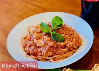 Hình ảnh Mỳ ý bò bằm 