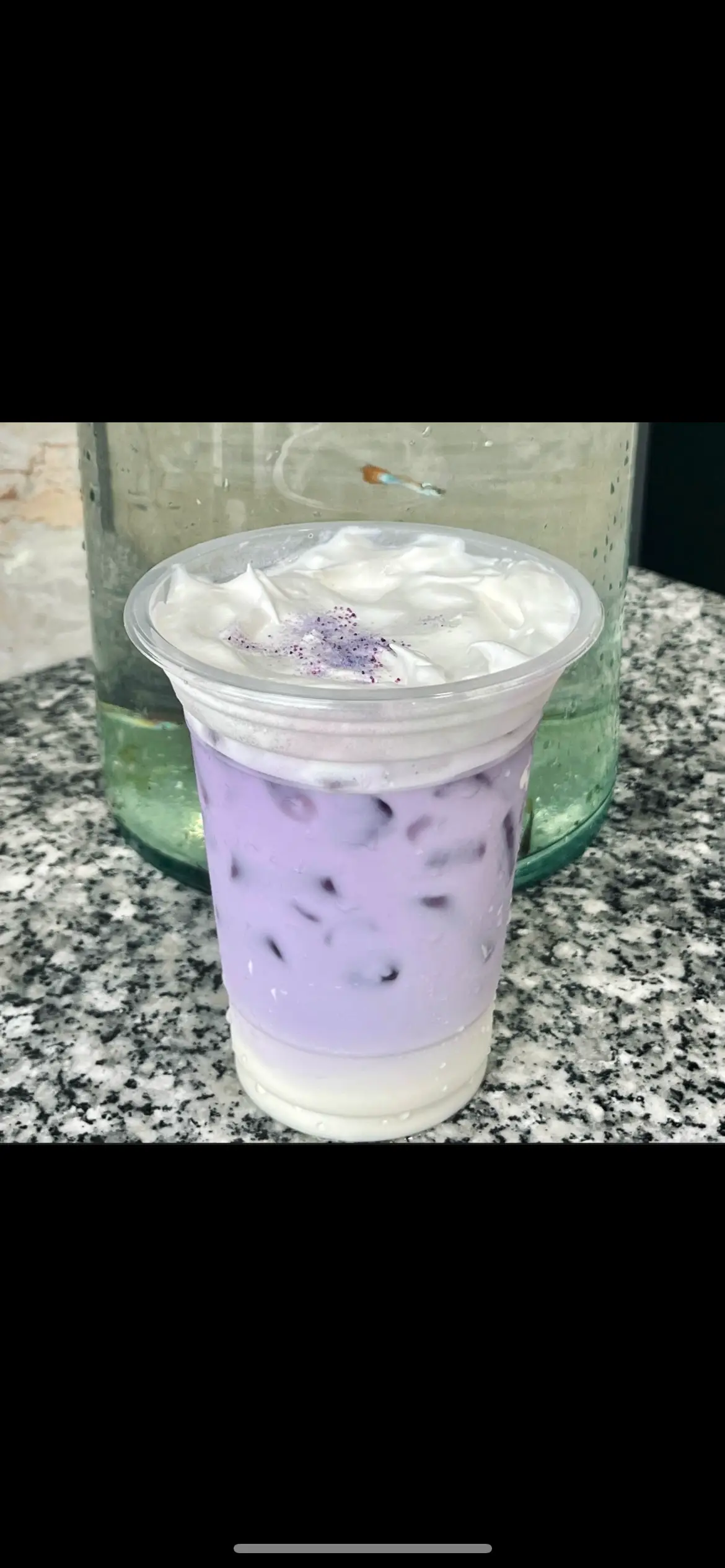 Hình ảnh Khoai môn latte kem muối