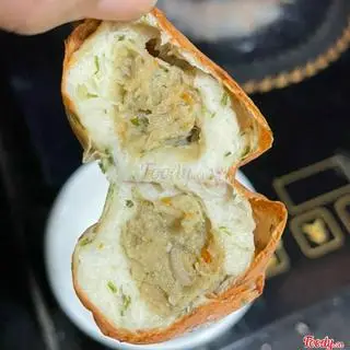 Hình ảnh Đậu hũ hải sản nhân dồi sụn siêu to 500gr