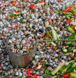Hình ảnh ốc ruốc luộc mặn ngọt