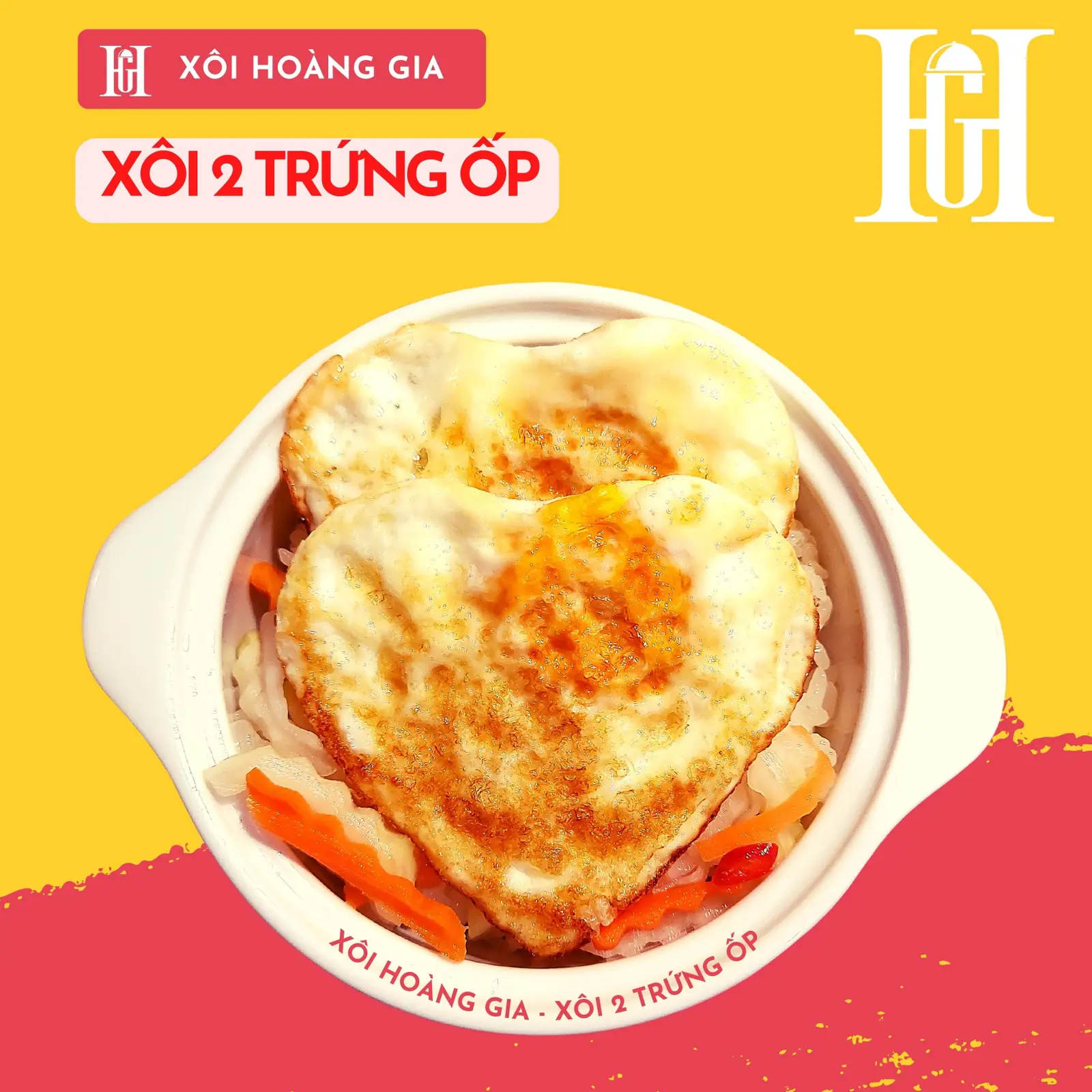 Hình ảnh Xôi Trứng ốp Hòa Phát (topping x2)