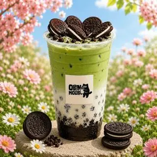 Hình ảnh Matcha latte kem muối oreo 700ml
