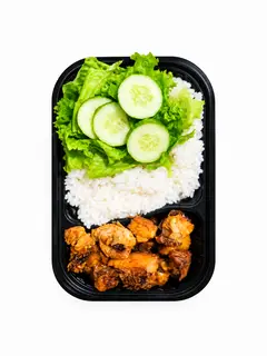 Hình ảnh Cơm Gà Rang Mắm Tỏi