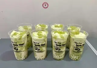Hình ảnh Trà sữa cốm gạo rang