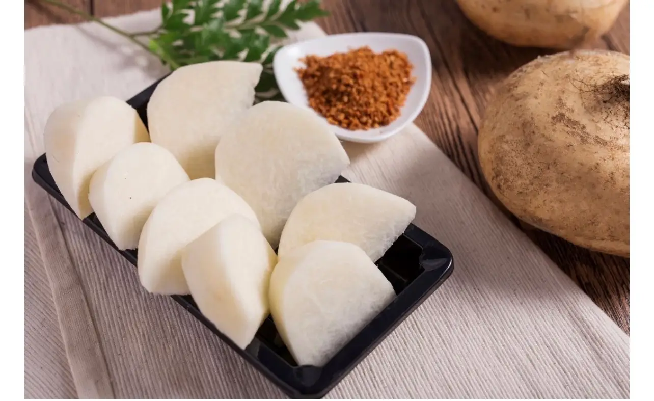 Hình ảnh khay củ đậu bổ sẵn 