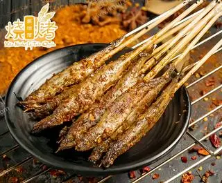Hình ảnh A21 Cá trứng nướng 烤多春鱼串