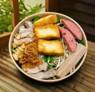 Hình ảnh BÚN NƯỚC TƯƠNG TÔM THỊT ĐẬU HŨ CHIÊN