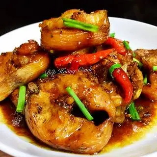 Hình ảnh cơm cá lóc kho tiêu