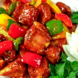 Hình ảnh Sườn sốt chua ngọt( đồ ăn ko kèm cơm)
