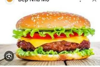 Hình ảnh HAMBURGER BÒ PHÔ MAI