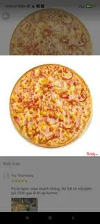 Hình ảnh Pizza Xúc Xích 21cm
