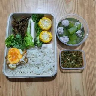 Hình ảnh Cơm ngon cá Bống ta chiên giòn