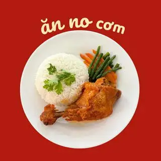 Hình ảnh Cơm Đùi Gà Chiên Mắm Tỏi