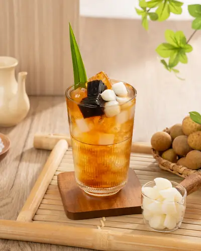 Hình ảnh trà sâm bông cúc 