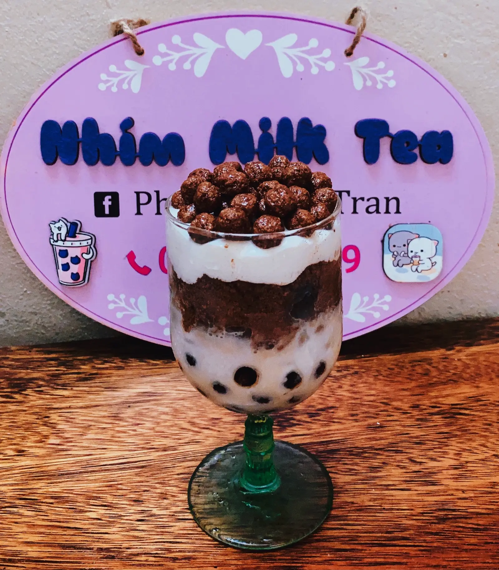 Hình ảnh Milo Dầm Trân Châu Kem Cheese 