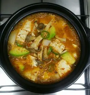 Hình ảnh Soup tương đậu chay + cơm trắng 