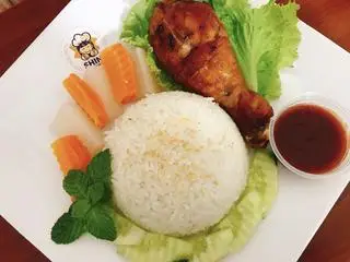 Hình ảnh Cơm cánh gà sốt me cay