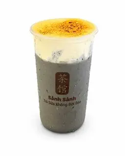 Hình ảnh Trà sữa mun kem trứng nướng