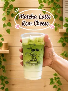 Hình ảnh Matcha Latte Kem Cheese - L