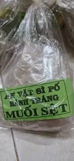 Hình ảnh bánh tráng muối sệt